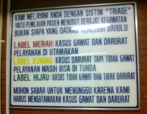 Pelayanan Pasien Dengan Sistem Triage Di Unit Gawat Darurat Kompasiana Com