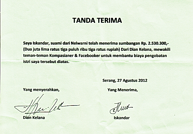 Kompasianer Sumbangan Anda Telah Diserahkan Kompasiana Com