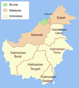 Peta Kalimantan Selatan
