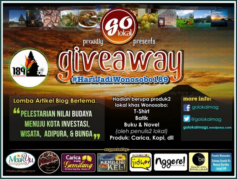 Giveaway #HariJadiWonosobo189