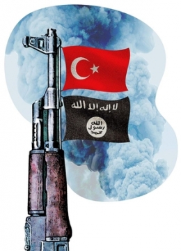 Illustrasi Washington Post Tentang Turkey Dan ISIS