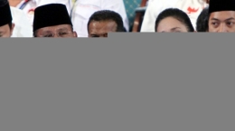 Prabowo Subianto dan Titiek Soeharto. (Foto: Tribunnews.com)