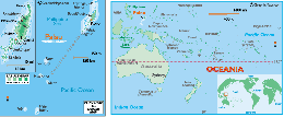 Lokasi Republik Palau di Peta