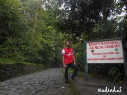 Plang Taman Nasional Gunung Merapi (dok. Pribadi)