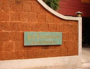 Entrance Jim Thompson House - Bangkok