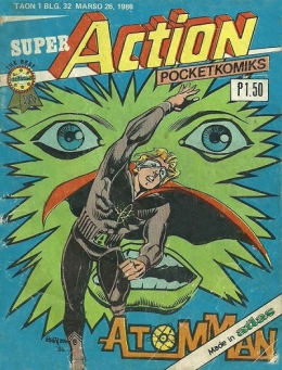 Cover komik tokoh Atom Man (filipiknow.net)