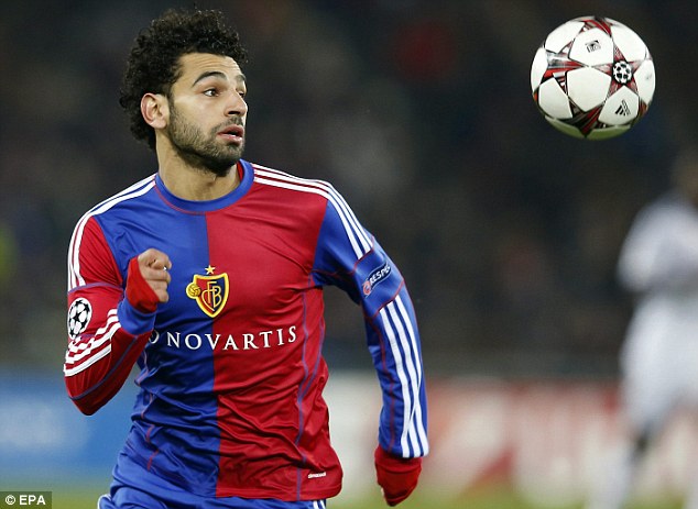 (Mohammed Salah (FC Basel), menjadi salah satu target Liverpool di bursa transfer Januari)