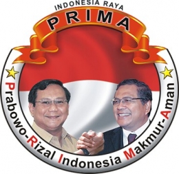 Ilustrasi/Abdul Muis Syam: Jargon dan Montase PRIMA= Prabowo Rizal Indonesia Makmur-Aman. (Sumber: photobucket.com)