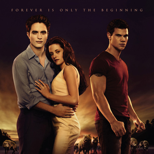 Robert Pattinson, Kristen Stewart and Taylor Lautner Breaking Dawn Poster © Summit Entertainment