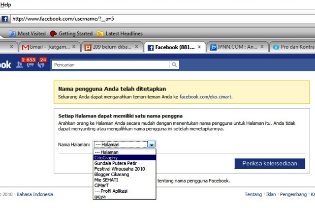 Memberi Nama Fans Page Di Facebook Kompasiana Com