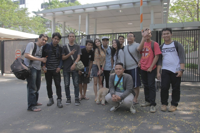 Foto bareng anggota DSLR Cinematography Indonesia