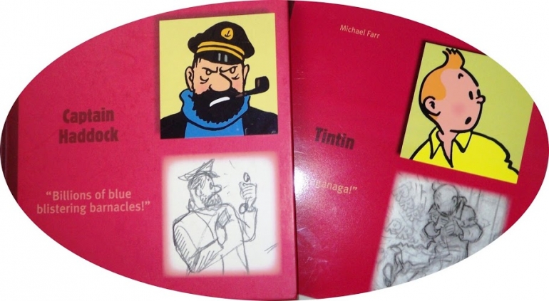 Tintin - GPU, ID dan Captain Haddock - Egmont, UK