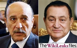 Omar Sulaeman and Husni Mubarak (doc i.telegraph.co.uk)
