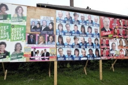 Kampanye Pemilu Legislatif di Belgia (sumber: Le Soir)