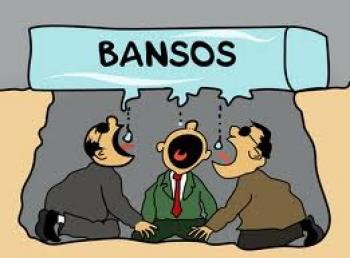 Menunggu tetesan bansos