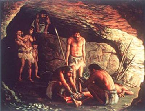 Hasil carian imej untuk lukisan orang memasak zaman purba