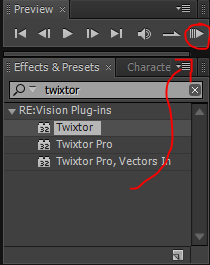 After Effect RAM Preview