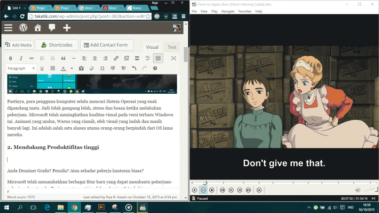Windows 10 Split Windows
