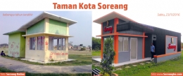 Tampak Taman KotaSoreang Lama dan Terbaru