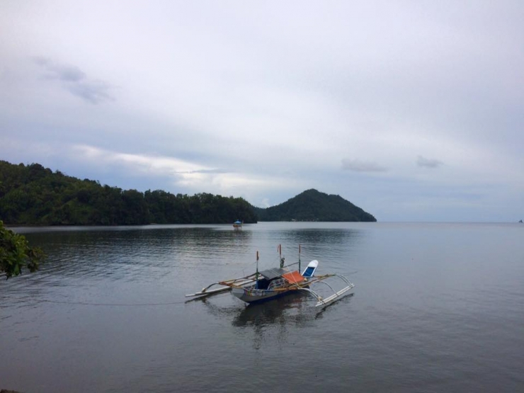 perahu nelayan di pulau sangihe sulawesi utara (dokumen pribadi )