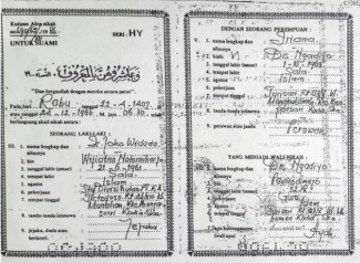 Yang Menarik Dari Akta Nikah Jokowi Dan Iriana Kompasiana Yang Menarik Dari Akta Nikah Jokowi Dan Iriana Kompasiana