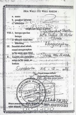 Yang Menarik Dari Akta Nikah Jokowi Dan Iriana Kompasiana Yang Menarik Dari Akta Nikah Jokowi Dan Iriana Kompasiana