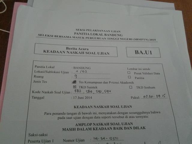 Pengalaman Menjadi Pengawas Sbmptn 2014 Kompasiana Com