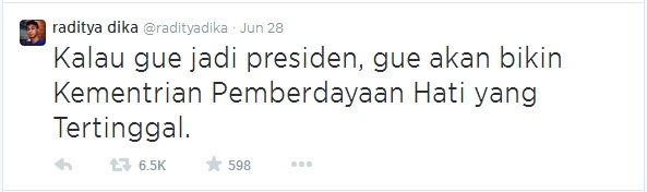 Sukses Raditya Dika Dalam Menjual Diri Lewat Twitter