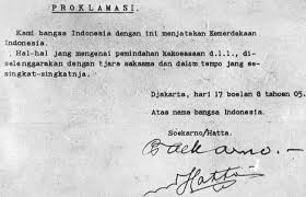 Isi Teks Proklamasi Beserta Sejarah Dan Penjelasan