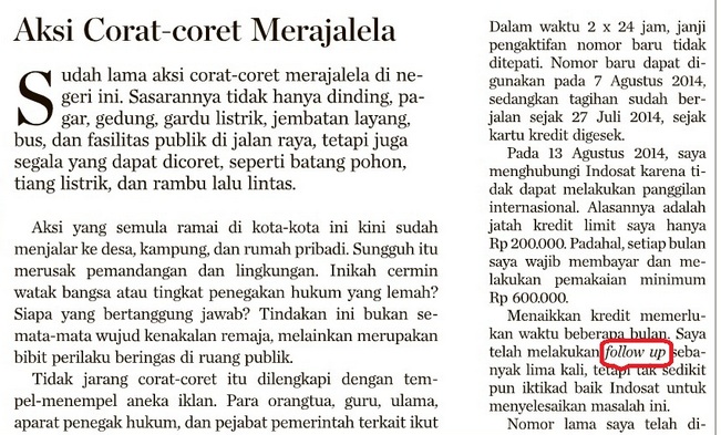 Menggugat "Walk Out" dari Kompas oleh Gustaaf Kusno Menggugat "Walk Out" dari Kompas oleh Gustaaf Kusno