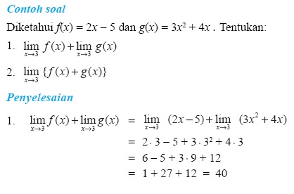 Trik Mengerjakan Soal Limit Fungsi Aljabar Bentuk Tak Tentu