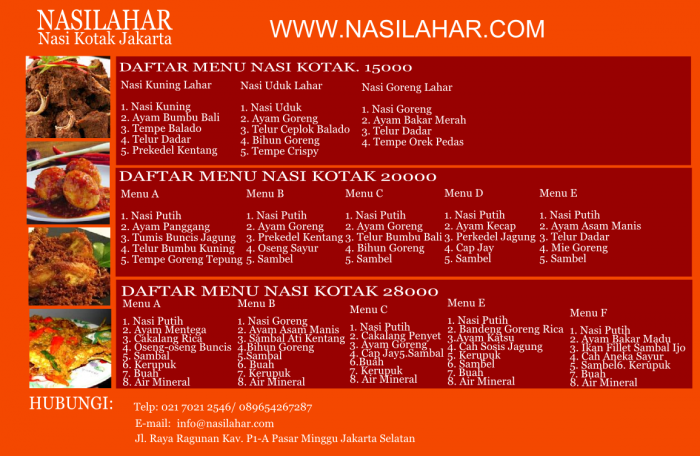 Mengintip Para Pembisnis Kuliner Catering dan Nasi Kotak  Mengintip Para Pembisnis Kuliner Catering dan Nasi Kotak