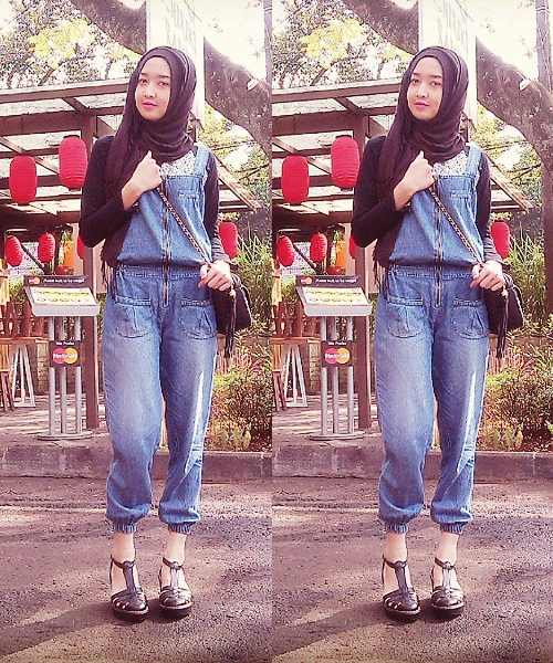 Gaya Stylish Padu Padan Hijab Dengan Celana Kodok Oleh Biutifa