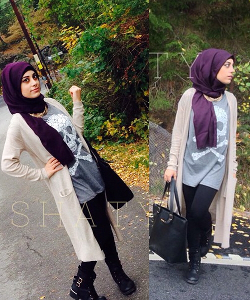 Saat Para Hijabers Memadukan T Shirt Oversized Dan Hijab Love It Or