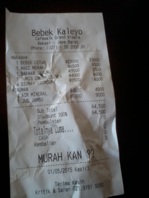 Bebek Kaleyo Grand Wisata Tempat Kuliner Baru Maknyus Di Bekasi Halaman 1 Kompasiana Com Bebek Kaleyo Grand Wisata Tempat Kuliner Baru Maknyus Di Bekasi Halaman 1 Kompasiana Com